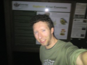 Me in Esher carpark after runing about 9 miles
